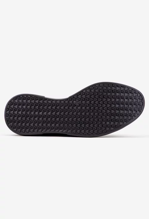 Pantofi dama taupe din piele intoarsa cu talpa inalta