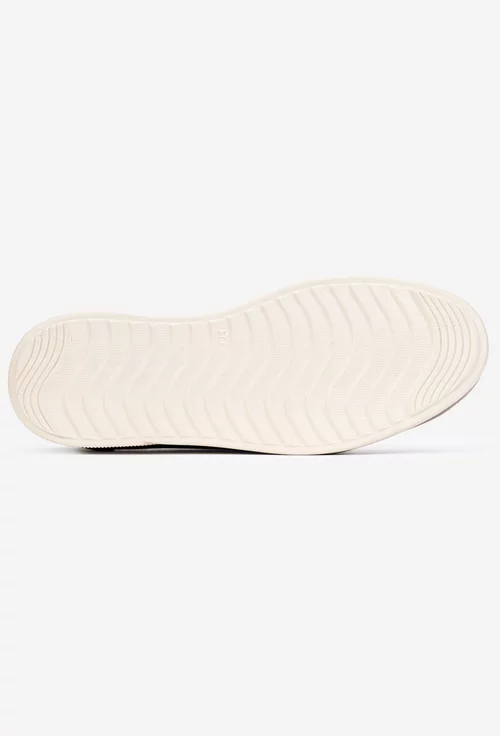 Pantofi dama taupe din piele intoarsa