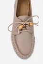 Pantofi dama taupe din piele naturala