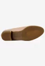 Pantofi dama taupe din piele naturala cu toc mic