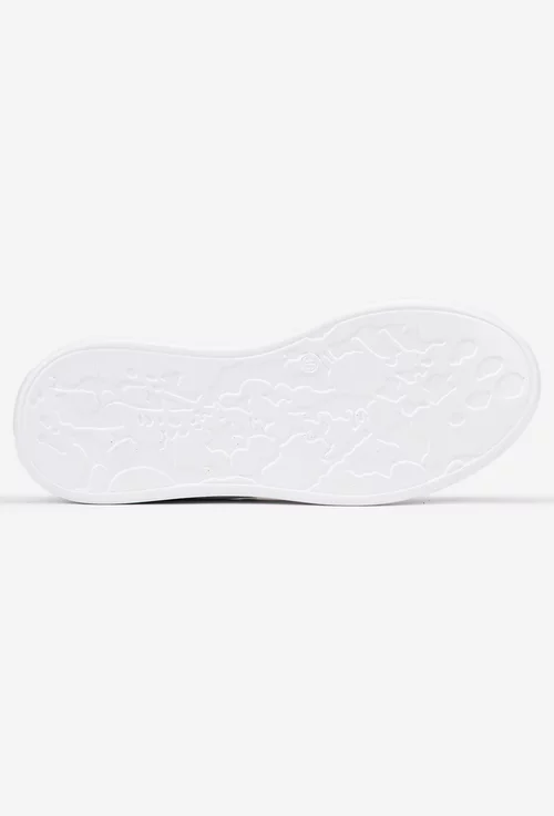 Pantofi dama verzi din piele cu siret elastic