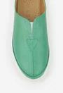 Pantofi dama verzi din piele naturala