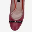 Pantofi din piele naturala roz Larisa