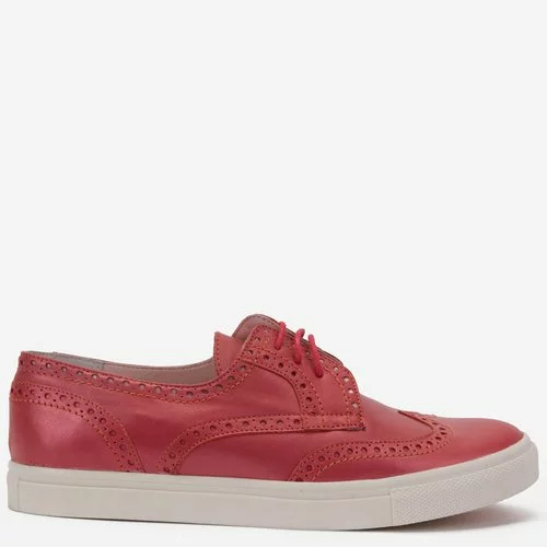 Pantofi rosii din piele naturala Layne