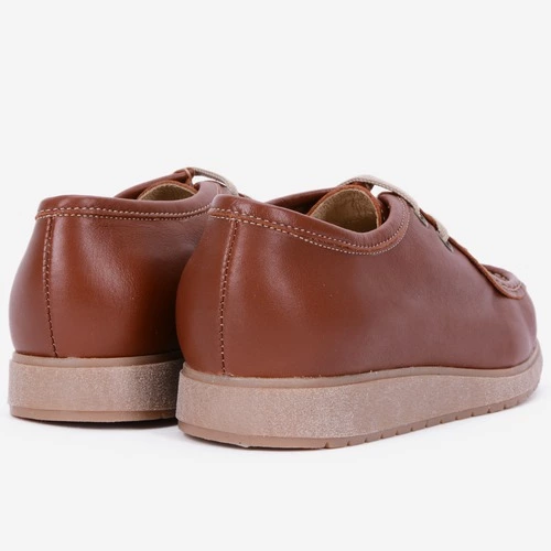 Pantofi maro din piele naturala Alycia