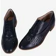 Pantofi Oxford din piele naturala albastri Achim