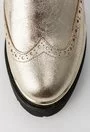 Pantofi Oxford din piele naturala aurii Prince
