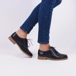 Pantofi Oxford din piele naturala bleumarin Edgar