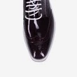 Pantofi Oxford din piele naturala bordo Vanita
