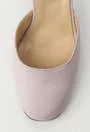 Pantofi roz pal din piele naturala Yves