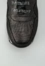 Pantofi sport gri metalizat din piele naturala Firstlane