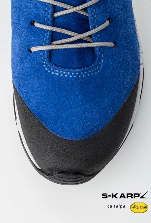 Pantofi sport S-Karp albastru regal din piele naturala Roger