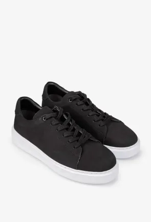 Pantofi barbati confectionati din piele neagra