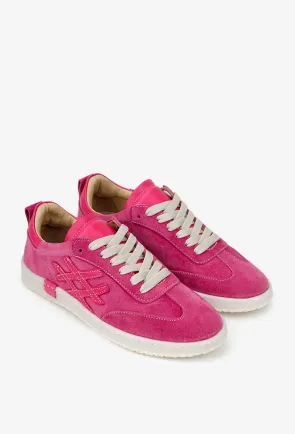 Pantofi dama NUR fuchsia din piele intoarsa