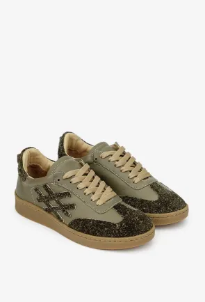 Pantofi dama NUR kaki din piele naturala