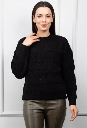 Pulover negru Marime Universala