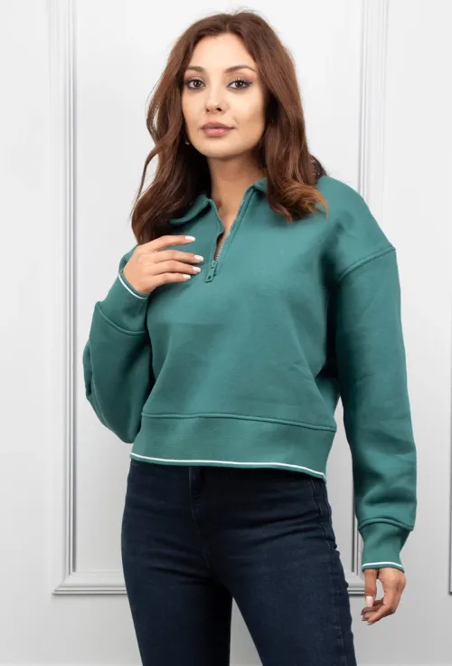 Bluza sport verde picture - 4