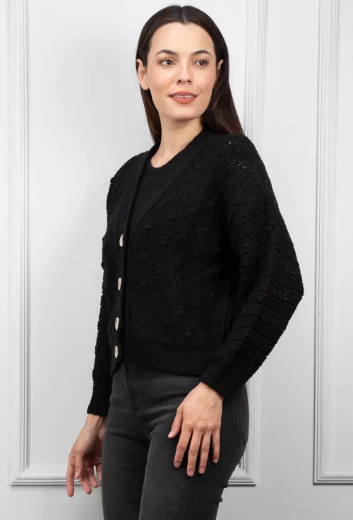 Cardigan negru picture - 3