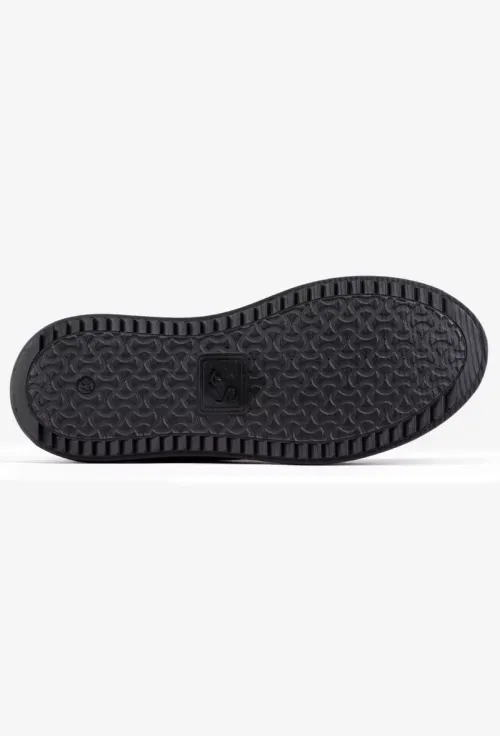 Ghete dama negre din piele naturala cu fermoar picture - 5