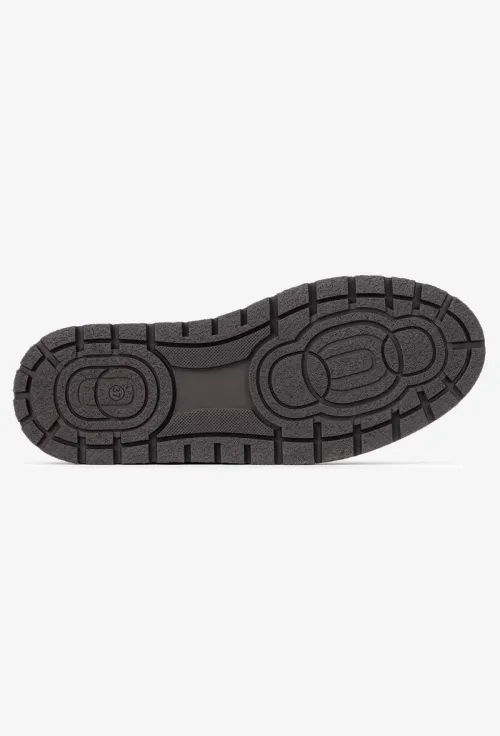 Ghete dama NUR negre din piele lacuita si intoarsa picture - 5