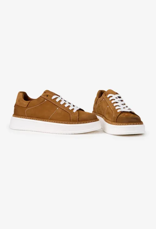 Pantofi barbati confectionati din piele maro picture - 6