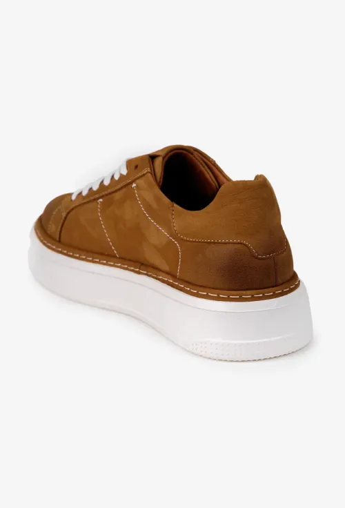 Pantofi barbati confectionati din piele maro picture - 4