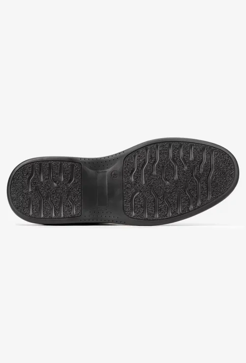 Pantofi barbati NUR confectionati din piele naturala neagra picture - 4