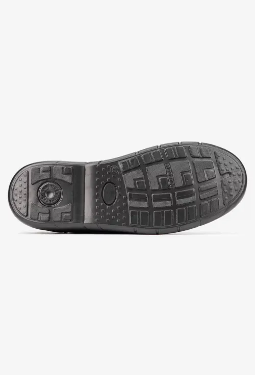 Pantofi barbati NUR negri din piele nabuc picture - 4