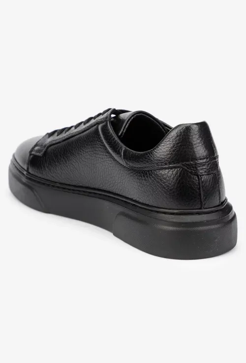 Pantofi barbati NUR negri din piele naturala picture - 3