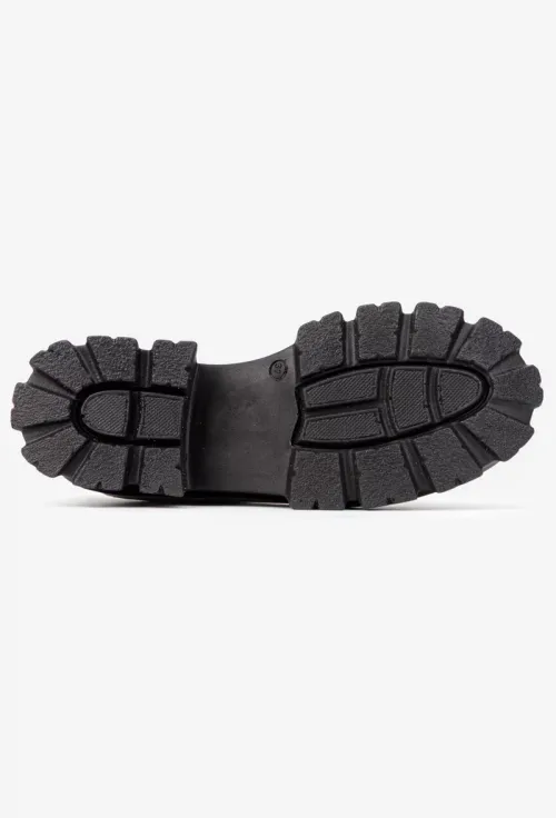 Pantofi dama grej din piele intoarsa picture - 6