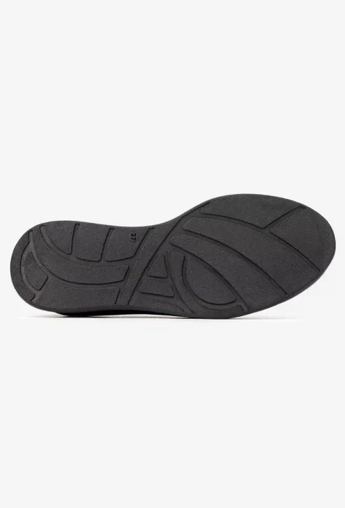 Pantofi dama negri din piele intoarsa picture - 5