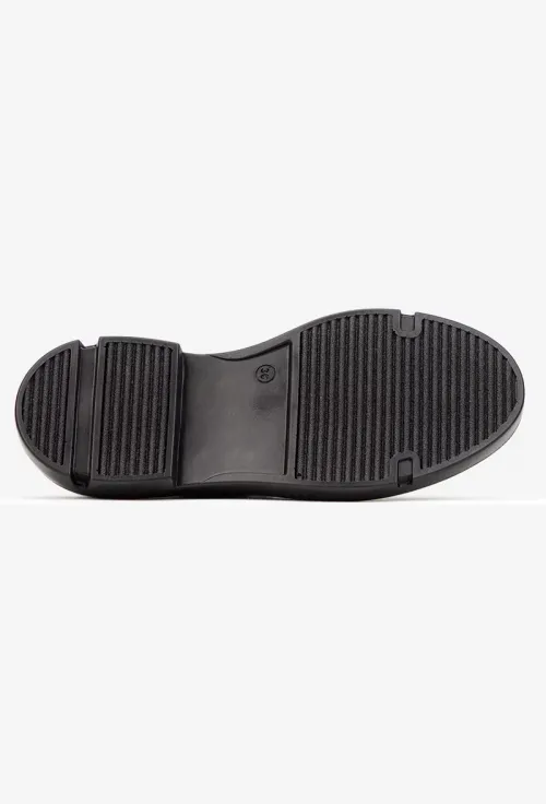 Pantofi dama negri din piele lacuita picture - 6