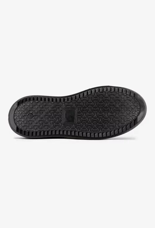 Pantofi dama negri din piele lacuita croco picture - 6