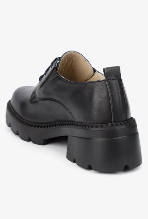 Pantofi dama negri din piele naturala picture - 5