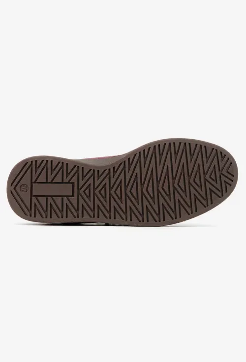 Pantofi dama NUR bordo din piele cu fermoar picture - 5