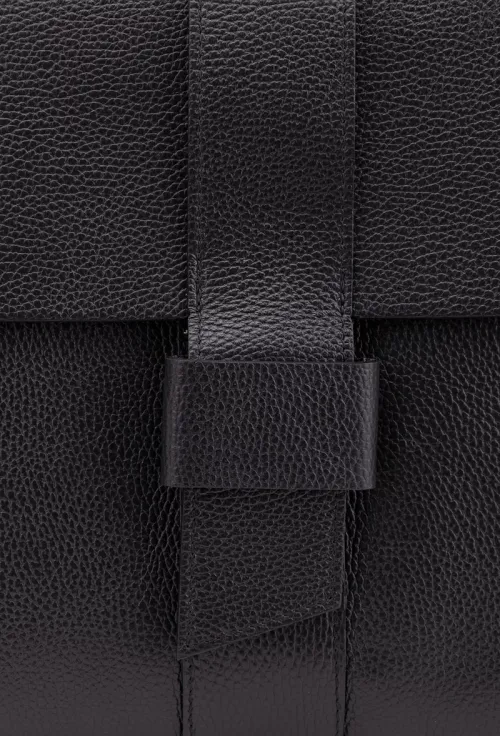 Rucsac dama elegant stil geanta din piele neagra picture - 5