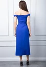 Rochie albastra accesorizata