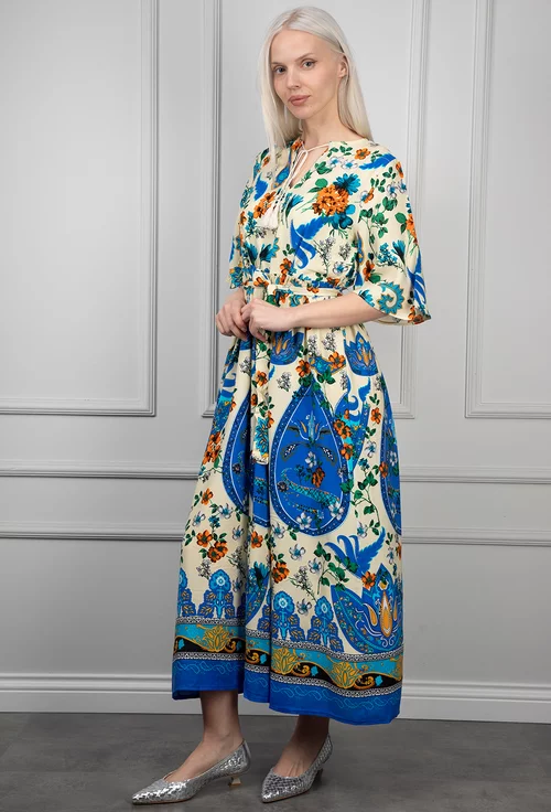 Rochie cu imprimeu colorat