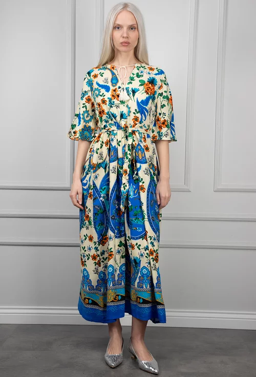 Rochie cu imprimeu colorat