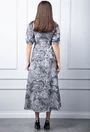 Rochie cu imprimeu gri