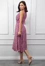 Rochie cu imprimeu mov
