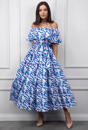 Rochie de vara cu imprimeu S