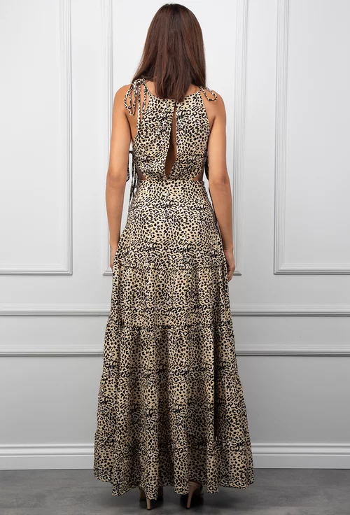 Rochie de vara cu imprimeu animal print
