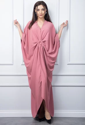 Rochie deosebita roz pudra