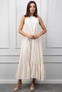 Rochie lunga bej