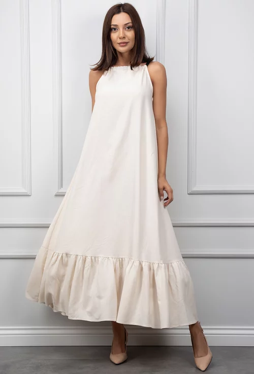 Rochie lunga bej