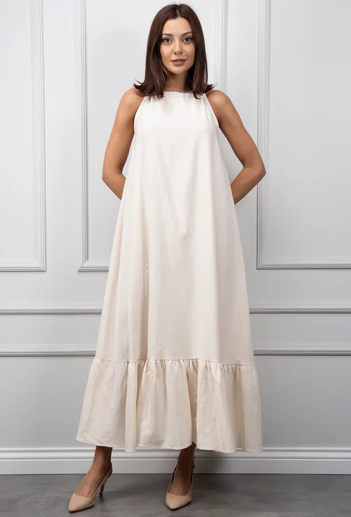 Rochie lunga bej