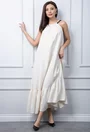 Rochie lunga ecru