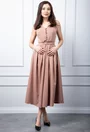 Rochie maro cu buzunare