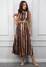 Rochie maro cu decupaj